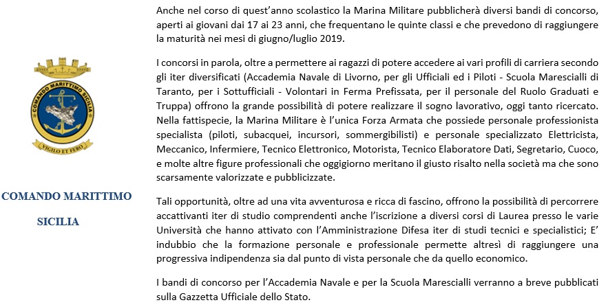 Notizia comandomarittimo